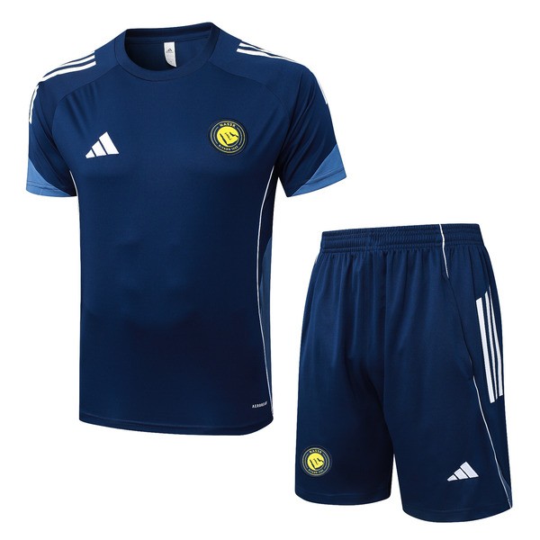 Al Nassr FC Camisola Fato de Treino 2025-26 - Shorts Azul Al Nassr FC Camisola Fato de Treino 2025-26 - Shorts Azul