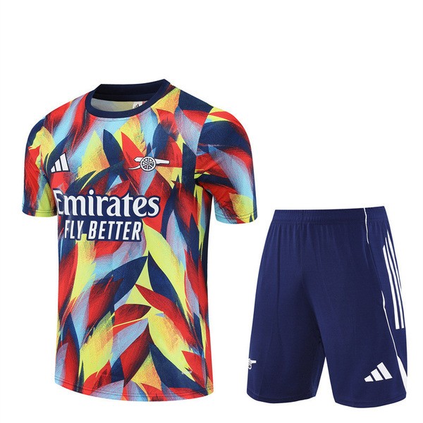 Arsenal Camisola Fato de Treino Criança 2025-26 - Shorts Vermelho Arsenal Camisola Fato de Treino Criança 2025-26 - Shorts Vermelho