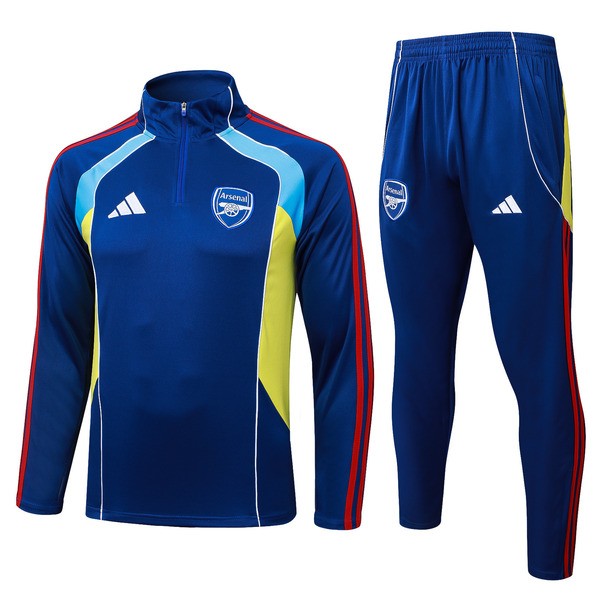 Arsenal Sweat Fato de Treino 2025-26 - 1-4 Zip Azul Arsenal Sweat Fato de Treino 2025-26 - 1-4 Zip Azul