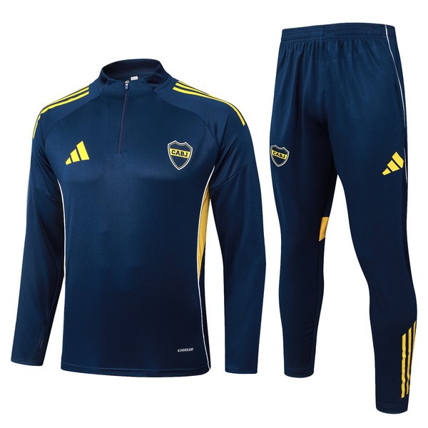 Boca Juniors Sweat Fato de Treino 2025-26 - 1-4 Zip Azul Boca Juniors Sweat Fato de Treino 2025-26 - 1-4 Zip Azul