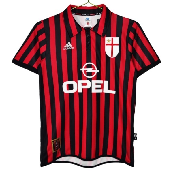 Camisola 1º Equipamento AC Milan Retro 1999-2000 Camisola 1º Equipamento AC Milan Retro 1999-2000
