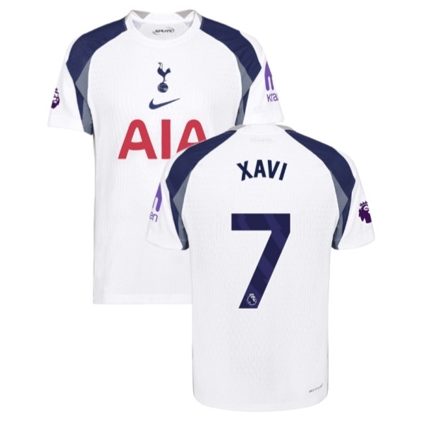 Camisola 1º Equipamento Tottenham Hotspur Xavi 7 2025-2026 Camisola 1º Equipamento Tottenham Hotspur Xavi 7 2025-2026