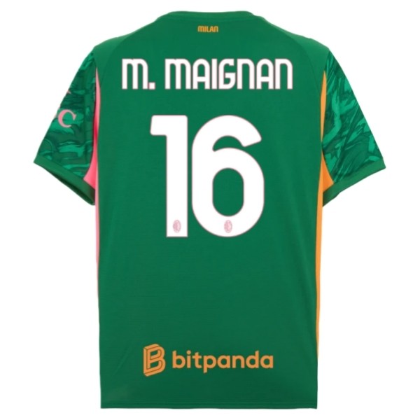 Camisola 3º Equipamento AC Milan M.Maignan 16 Guarda-Redes 2025-2026 Camisola 3º Equipamento AC Milan M.Maignan 16 Guarda-Redes 2025-2026