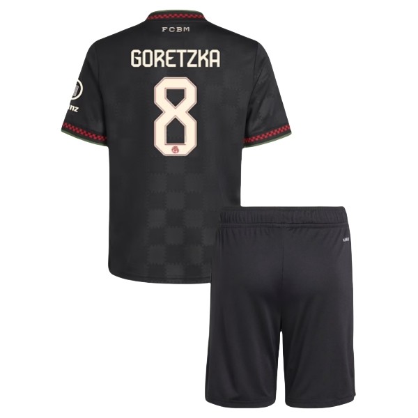 Camisola 3º Equipamento Bayern de Munique Goretzka 8 Criança 2025-2026 Camisola 3º Equipamento Bayern de Munique Goretzka 8 Criança 2025-2026